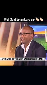 888K views · 10K reactions | Brian Lara on Sachin | I grown up watching Sachin | Facebook