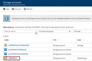 How to connect to the Azure Storage Account with SQL Server Management Studio (SSMS)