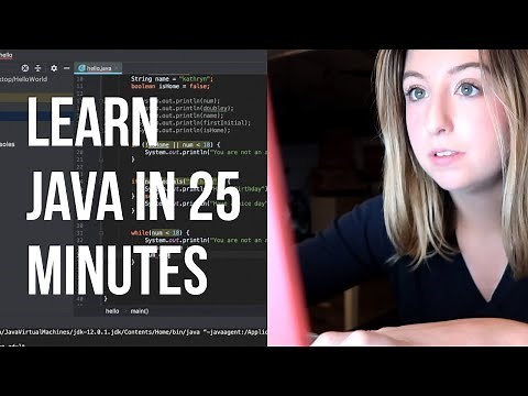 Learn Java in 25 minutes | Java Tutorial for Beginners