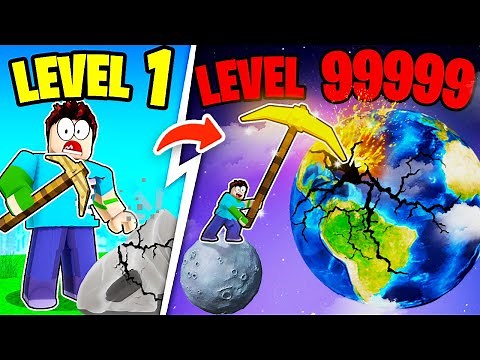 Upgrading WORLD'S BEST PICKAXE in ROBLOX MINING SIMULATOR 2!