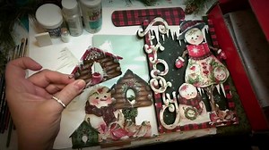 12K views · 536 reactions | Sharing a little video on how/where I applied Snow Tex on the Winter Box designs... ☃️❤️ | Between the Vines | Facebook