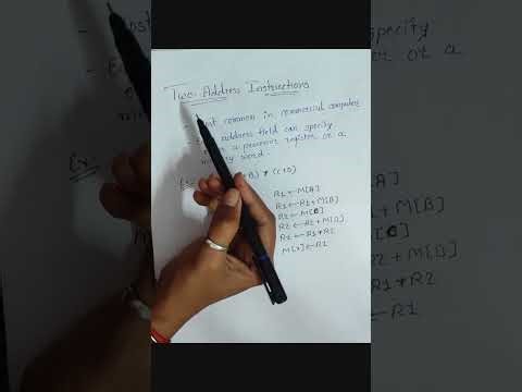 Instruction Formats || 3, 2, 1, 0 - address Instruction || Computer Organization & Architecture(GTU)