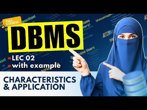 Application of DBMS || with example ||lecture no 03 || by Bscs