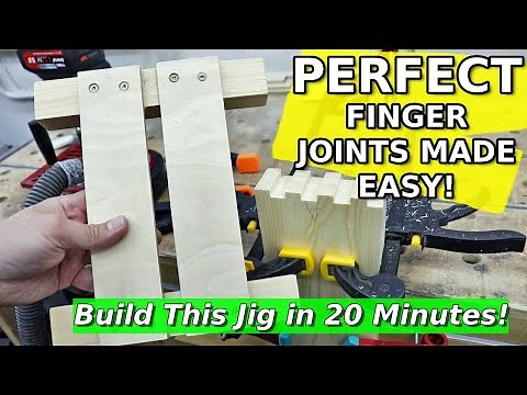 Woodworking Joinery Made EASY | Simple Finger Joint Jig for Beginners!