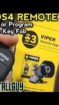 how to pair program your viper ds4 remote key fob to your remote start