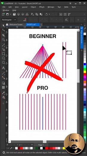 Beginner vs Pro CorelDraw Trick Revealed!