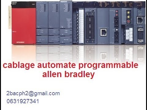 cablage automate programmable allen bradley