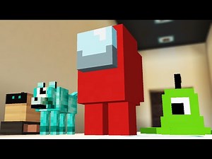 We added the Among Us Pets to Minecraft