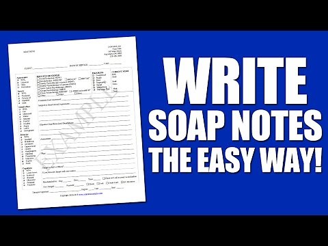 Write Soap Notes The Easy Way Using A Soap Note Template