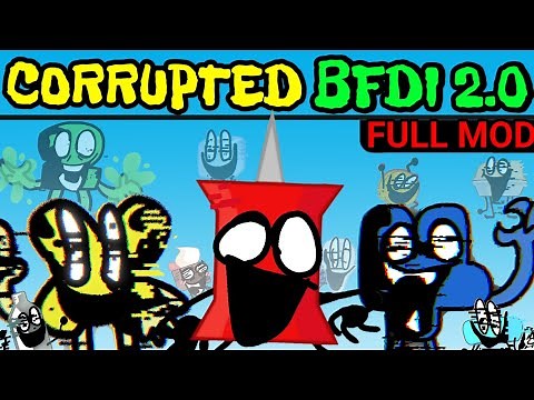 Friday Night Funkin' VS Pibby BFDI 2.0 - Battle for Corrupted Island V2 | Pibby X FNF (Pibby BFB V2)