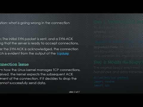 How to Establish a TCP/IP Connection with Scapy