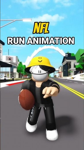 SECRET RUN ANIMATION (NFL) In brookhaven #shorts