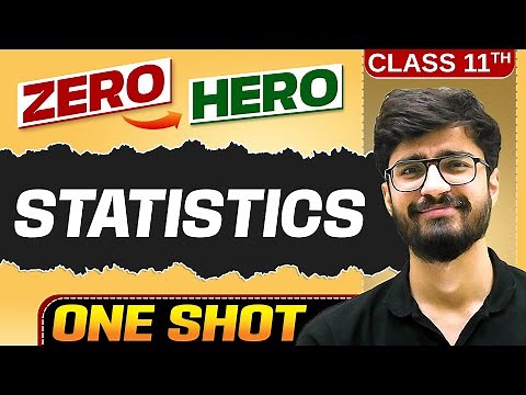 Statistics | Full Chapter in ONE SHOT | Chapter 13 | Class 11 Maths 🔥