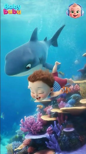 Baby Shark | Cute Cartoon Sharks | Baby bubu Short🌊🦈