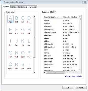 Pronunciation Dictionary