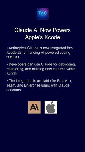 Claude AI Now Powers Apple's Xcode