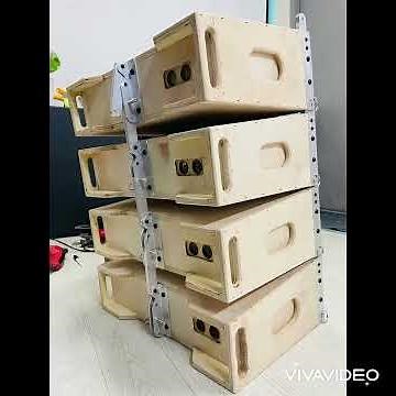 How to made mini line arrays speakers diy