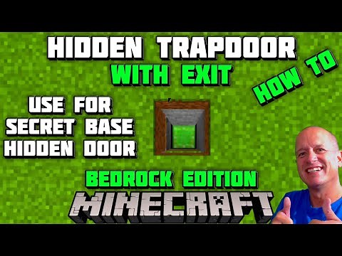 How To Make a HIDDEN TRAPDOOR in Minecraft