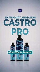 2D Product Animation After Effects Tutorial #aftereffects #motiongraphics #shorts #tutorial