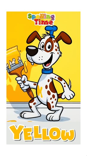 Spell y-e-l-l-o-w #staylittlechannel #learning