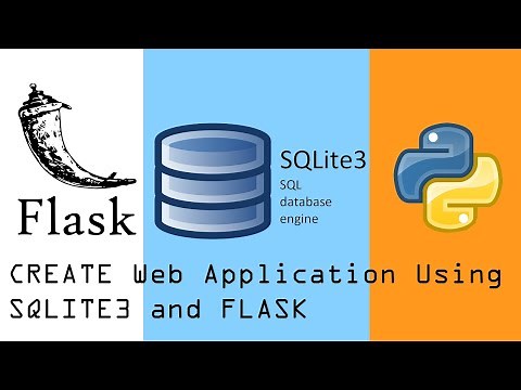 sqlite3 python flask tutorial | create web app