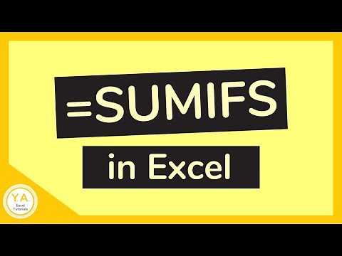 SUMIFS Function in Excel - Tutorial