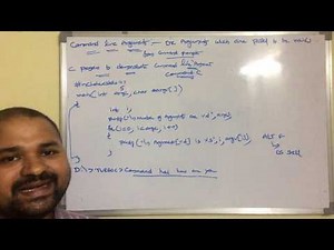 Command line arguments in c