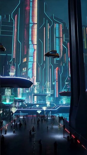 Neon Metropolis: Future Cityscape