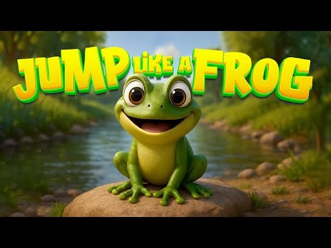 Jump Like a Frog! | Action Song for Kids #actionsongsfortoddlers #funsongsforkids