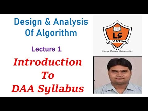 Introduction to DAA | Design and Analysis of algorithm Syllabus | Lecture 1 | AKTU | DSA Series