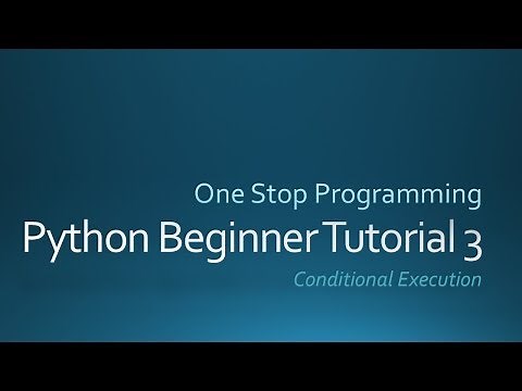 Python Beginner Tutorial 3 (For Absolute Beginners)