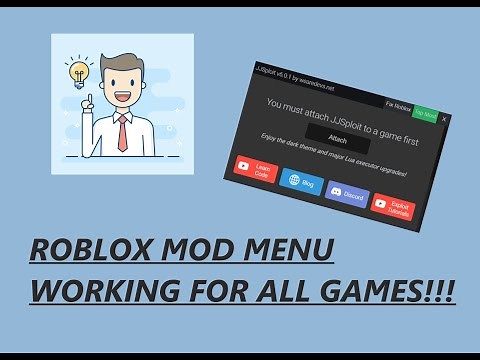 ROBLOX MOD MENU WORKING FOR ALL GAMES!!! (pc only)