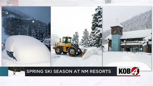 New Mexico ski resorts see lots of spring snow and visitors