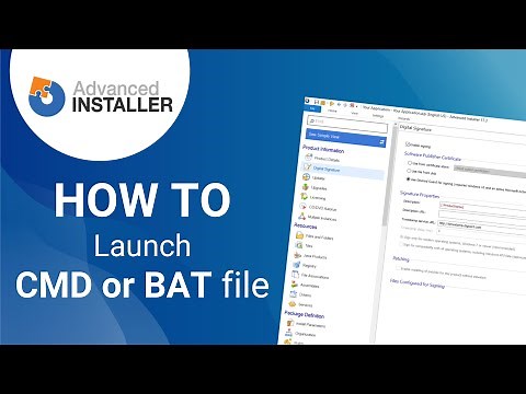How to install and run a CMD or BAT file