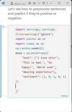 Python Sentiment Analysis using Text Mining #machinelearning