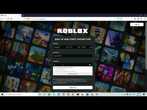HOW TO SIGN UP ROBLOX