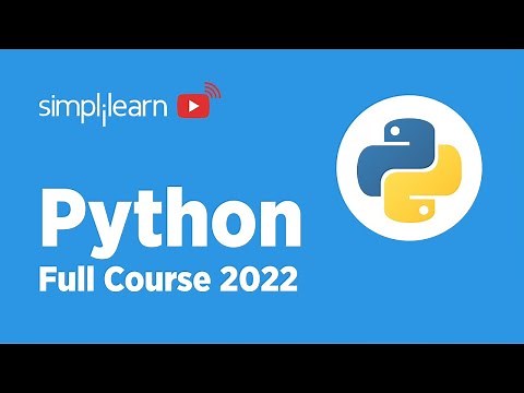 Python Full Course 2022 | Python Tutorial For Beginners 2022 | Python Programming | Simplilearn