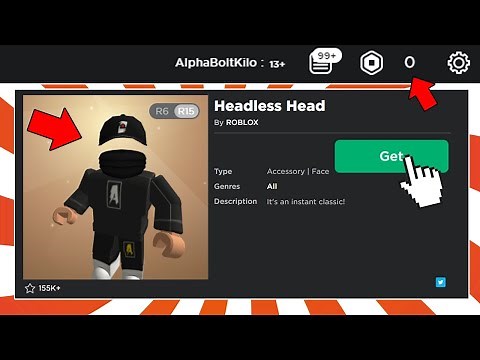 HOW TO GET HEADLESS HEAD FOR FREE IN ROBLOX 2021!