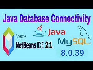 How to connect MySql Database 8.0.39 & Java NetBeans IDE 22 Using Connector-j Driver || JDBC in java