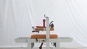 GURKI Semi-Automatic Case Carton Box Taper Sealer Packing Machine Auto Box Taping Carton Sealing Machine