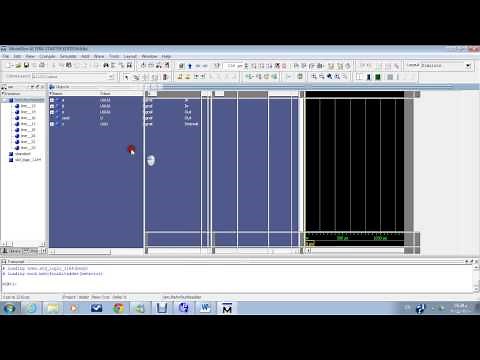 Simulating and producing the timing diagrams using ModelSim