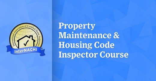 Property Maintenance and Housing Code Inspector Course