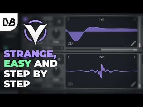How to make a quirky analog bass in Vital synth - Step by step tutorial