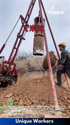 Drilling a deep hole: from ground to hole with a drilling rig