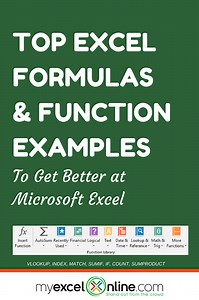 101 Advanced Excel Formulas & Functions Examples