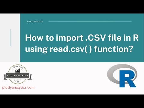 How to import .CSV file in R using read.csv( ) function?