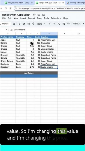 Automate Data Updates in Google Sheets with Apps Script