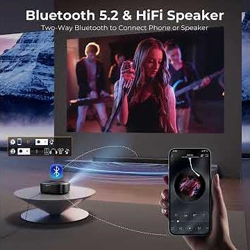 ELEPHAS 4K Projector with WiFi & Bluetooth Review