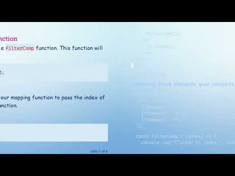How to Dynamically Extract an Element's Index from a JSON Object in React