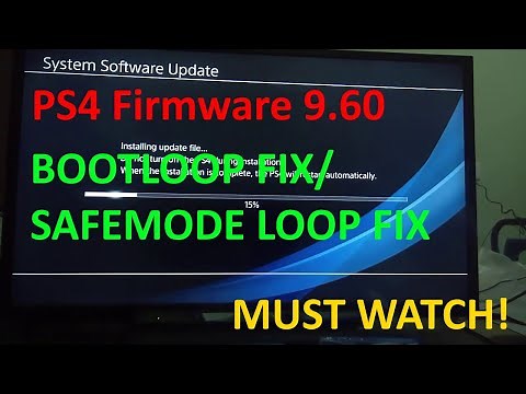 PS4 9.60 UPDATE! | How to SAFELY INSTALL PS4 9.60 UPDATE | PS4 Bootloop ERROR FIX!